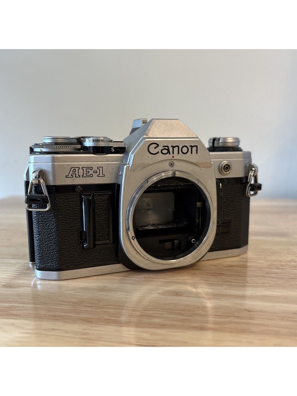 Canon AE-1 Program 35mm Film SLR Camera Body Only, Chrome